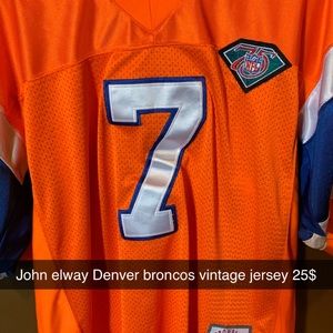 John Lea way jersey Denver broncos xL EUC vintage
